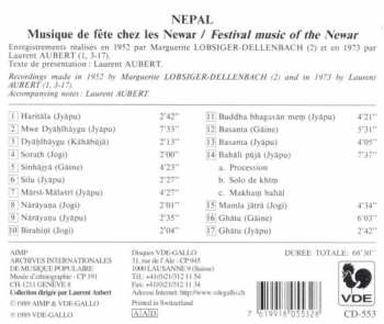 CD Newar: Nepal: Musique De Fête Chez Les Newar 299076
