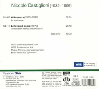 SACD Niccolò Castiglioni: Altisonanza - Le Favole Di Esopo 414857