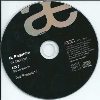 2CD Niccolò Paganini: 24 Caprices  - Live In Tokyo & Studio Version 327787