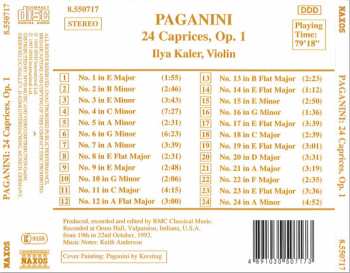 CD Niccolò Paganini: 24 Caprices, Op. 1 335621