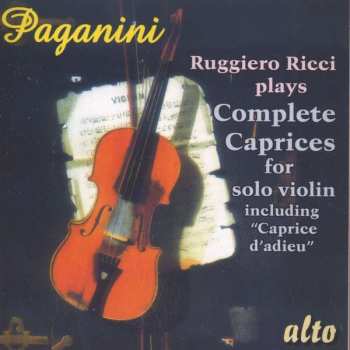 CD Niccolò Paganini: Capricen Op.1 Nr.1-24 Für Violine Solo 330704