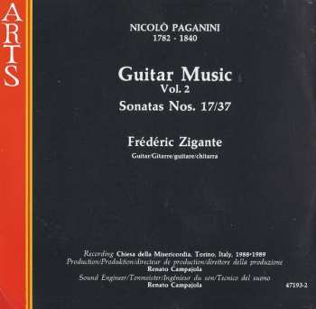 CD Niccolò Paganini: Guitar Works Vol.2 146184