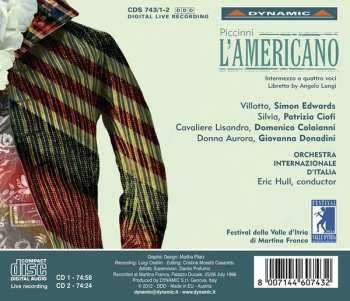2CD Niccolo Piccinni: L'Americano 327935