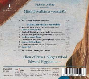 CD Nicholas Ludford: Missa Benedicta 319693