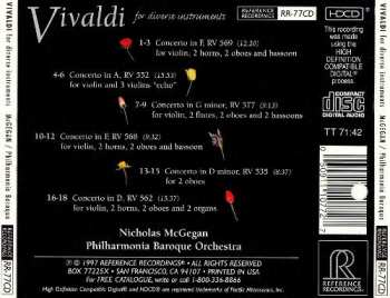 CD Nicholas McGegan: Vivaldi for diverse instruments 183838
