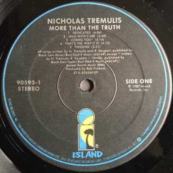 LP Nicholas Tremulis: More Than The Truth 335919