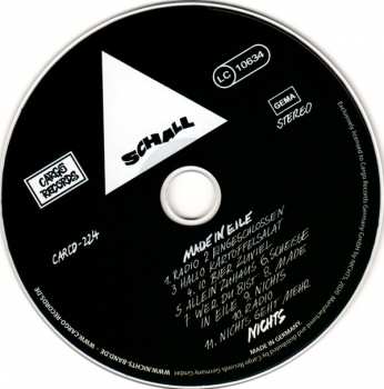 CD Nichts: Made In Eile DLX 277288