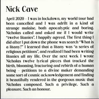 CD Nick Cave: L.I.T.A.N.I.E.S 19532