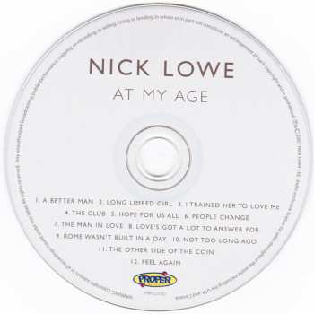 CD Nick Lowe: At My Age 104735
