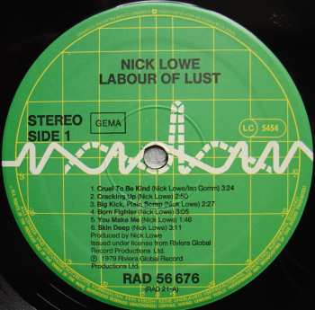 LP Nick Lowe: Labour Of Lust 431521