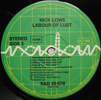 LP Nick Lowe: Labour Of Lust 431521