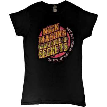 Merch Nick Mason's Saucerful Of Secrets: Nick Mason's Saucerful Of Secrets Ladies T-shirt: Echoes European Tour 2022 (back Print & Ex-tour) (small) S