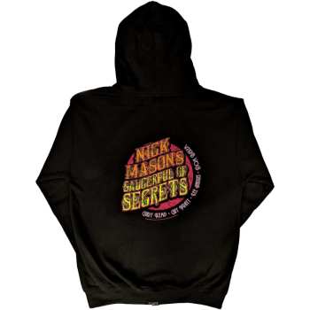 Merch Nick Mason's Saucerful Of Secrets: Nick Mason's Saucerful Of Secrets Unisex Zipped Hoodie: Logo (back Print & Ex-tour) (large) L
