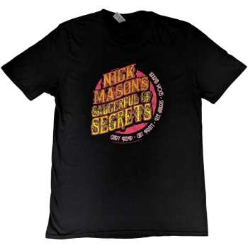 Merch Nick Mason's Saucerful Of Secrets: Nick Mason's Saucerful Of Secrets Unisex T-shirt: Echoes European Tour 2022 (back Print & Ex-tour) (medium) M