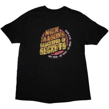 Merch Nick Mason's Saucerful Of Secrets: Nick Mason's Saucerful Of Secrets Unisex T-shirt: Europe Tour 2023 (back Print & Ex-tour) (xx-large) XXL