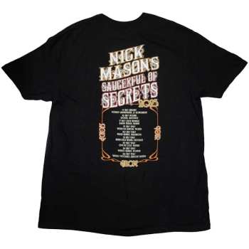 Merch Nick Mason's Saucerful Of Secrets: Nick Mason's Saucerful Of Secrets Unisex T-shirt: Europe Tour 2023 (back Print & Ex-tour) (xx-large) XXL