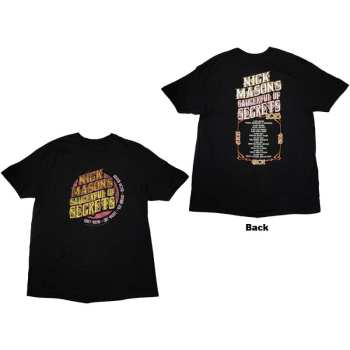 Merch Nick Mason's Saucerful Of Secrets: Nick Mason's Saucerful Of Secrets Unisex T-shirt: Europe Tour 2023 (back Print & Ex-tour) (medium) M