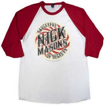 Merch Nick Mason's Saucerful Of Secrets: Nick Mason's Saucerful Of Secrets Unisex Raglan T-shirt: Spiral (ex-tour) (small) S