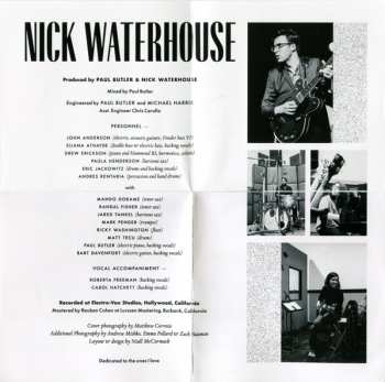 CD Nick Waterhouse: Nick Waterhouse 282115