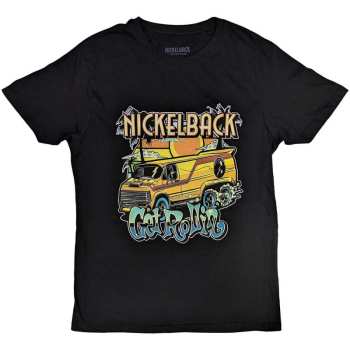 Merch Nickelback: Nickelback Unisex T-shirt: Get Rollin' (small) Black