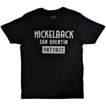 Merch Nickelback: Nickelback Unisex T-shirt: San Quentin (xx-large) Black