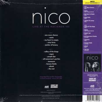 LP Nico: Live At The Hacienda '83 CLR 384030