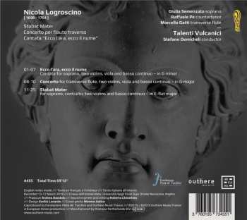 CD Nicola Logroscino: Stabat Mater - Concerto Per Flauto - Cantata 529728