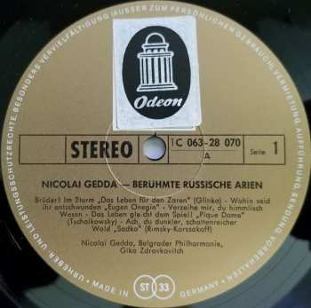 LP Nicolai Gedda: Berühmte Russische Arien 374295