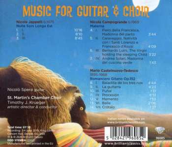 CD Nicolò Spera: Music For Guitar & Choir 433610