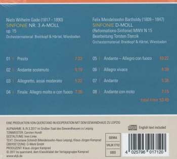 CD Niels Wilhelm Gade: Sinfonie Nr. 3 A-Moll; ReformationsSinfonie 298011