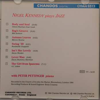 CD Nigel Kennedy: Plays Jazz 247211
