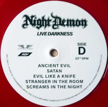 3LP/2CD Night Demon: Live Darkness CLR 61987