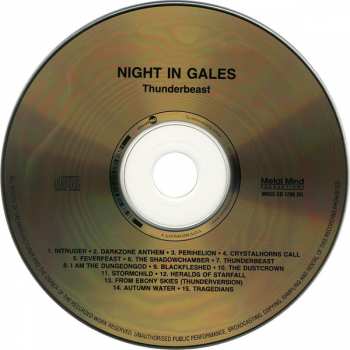 CD Night In Gales: Thunderbeast LTD | DIGI 36506