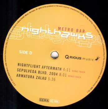2LP Nighthawks: Metro Bar 80364