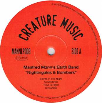 LP Manfred Mann's Earth Band: Nightingales & Bombers 25263