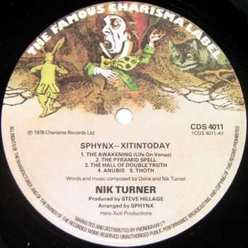 LP Nik Turner's Sphynx: Xitintoday 539445