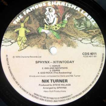 LP Nik Turner's Sphynx: Xitintoday 539445