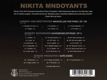 CD Nikita Mndoyants: Davidsbündlertänze; Bagatelles, Op. 126; Sarcasms 301424