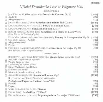 2CD Nikolai Demidenko: Live At Wigmore Hall 316574
