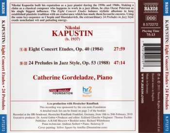 CD Nikolai Kapustin: Eight Concert Etudes • 24 Preludes In Jazz Style 119653