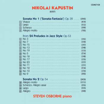 CD Nikolai Kapustin: Piano Music 335499