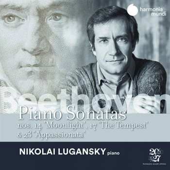 CD Ludwig van Beethoven: Piano Sonatas: Nos 14 "Moonlight", 17 "The Tempest" & 23 "Appassionata" 456749