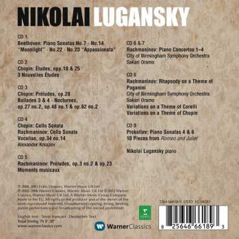 9CD/Box Set Nikolai Lugansky: Chopin, Rachmaninov, Beethoven & Prokofiev 324314