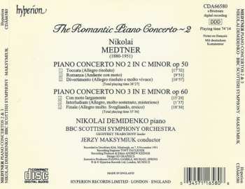 CD Nikolai Medtner: Piano Concerto No 2 In C Minor / Piano Concerto No 3 In E Minor 448410