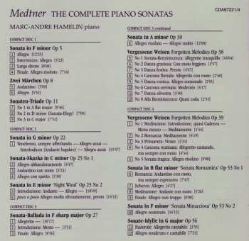 4CD Nikolai Medtner: The Complete Piano Sonatas / Forgotten Melodies I, II 175511