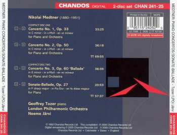 2CD Nikolai Medtner: The Piano Concertos / Sonate-Ballade 190657
