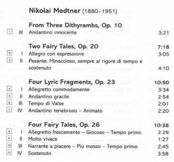 CD Nikolai Medtner: The Piano Works Of Nikolai Medtner Vol. 7 344654