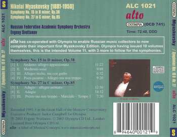 CD Nikolai Myaskovsky: Complete Symphonic Works • Volume 11: Symphony No. 15, Symphony No. 27 326592