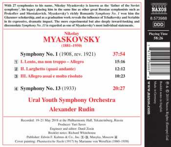 CD Nikolai Myaskovsky: Symphonies Nos. 1 And 13 195867
