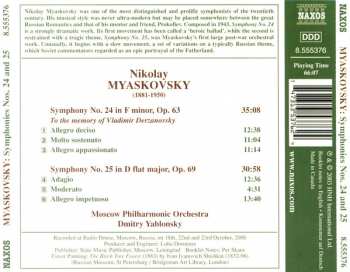 CD Nikolai Myaskovsky: Symphonies Nos. 24 and 25 126947